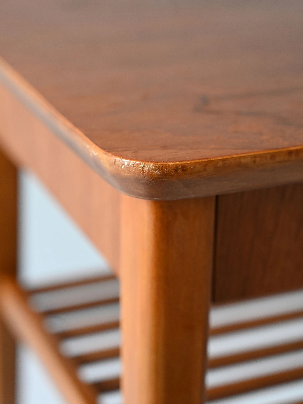 1960s teak bedside table 8