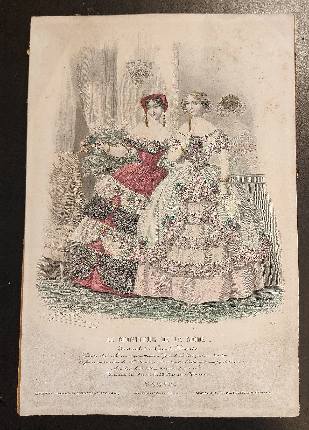 Fashion print, 19th century 1