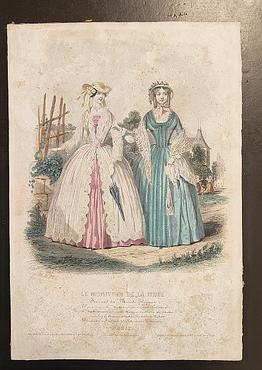 Fashion print, 19th century