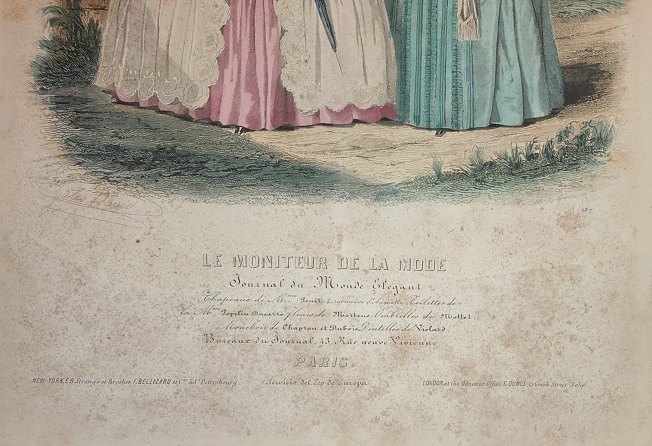 Fashion print, 19th century 3