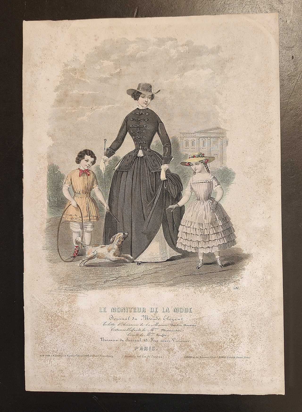 Fashion print, 19th century 1