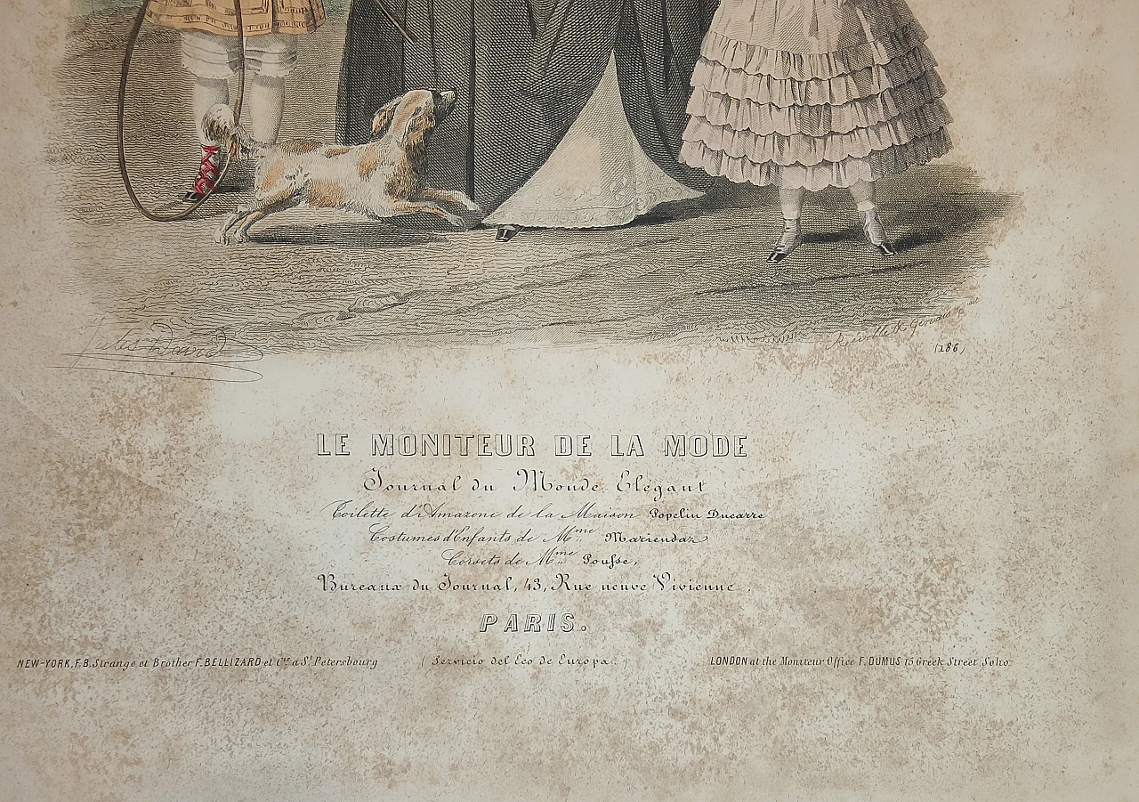 Fashion print, 19th century 2