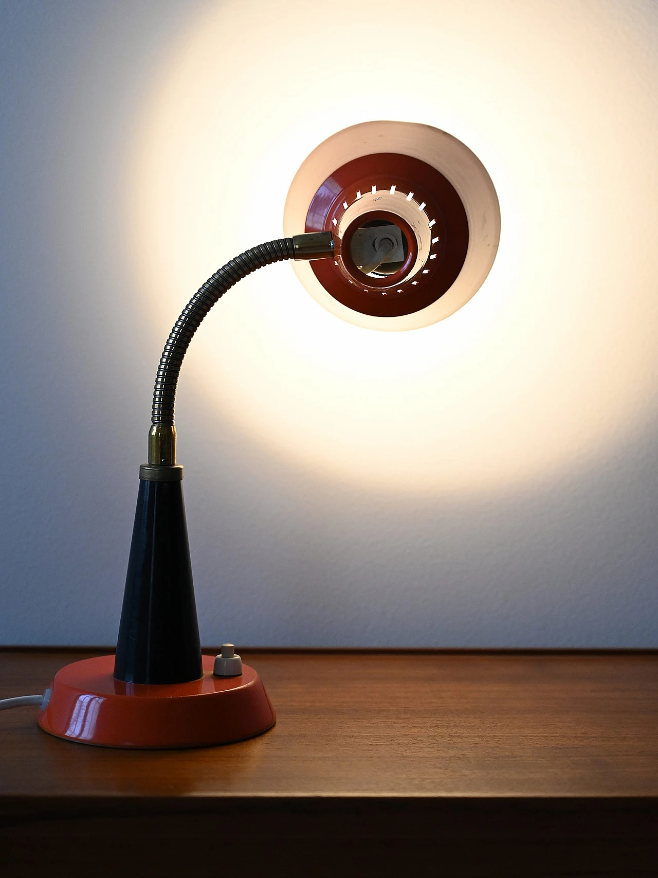 Orange table lamp 3