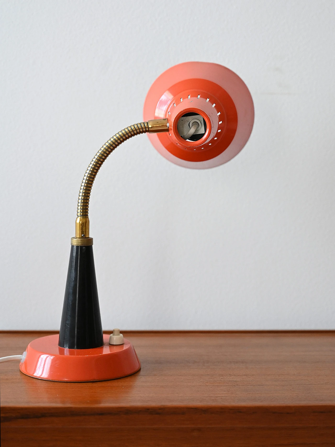 Orange table lamp 4