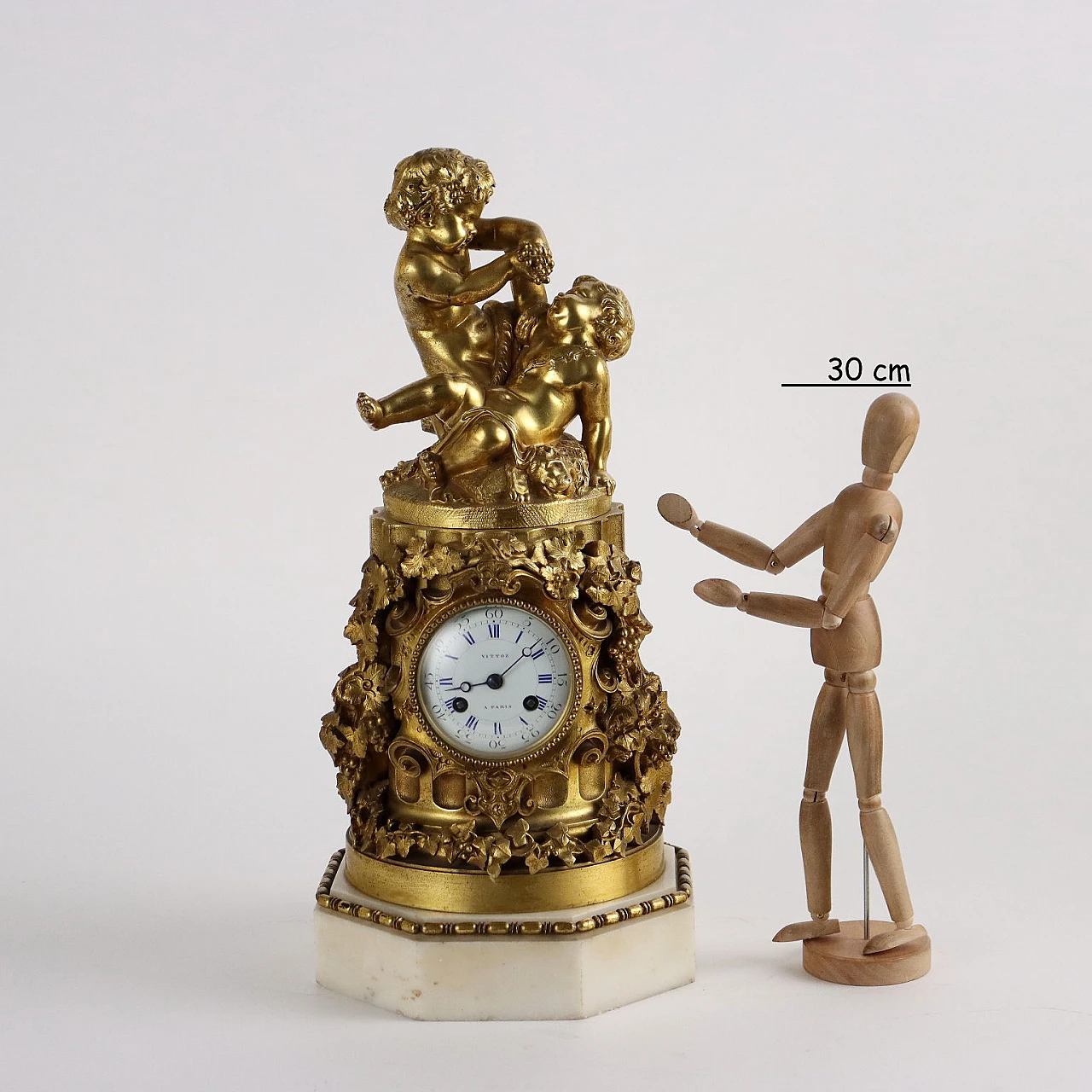 Vittoz à Paris standing clock, 19th century 2