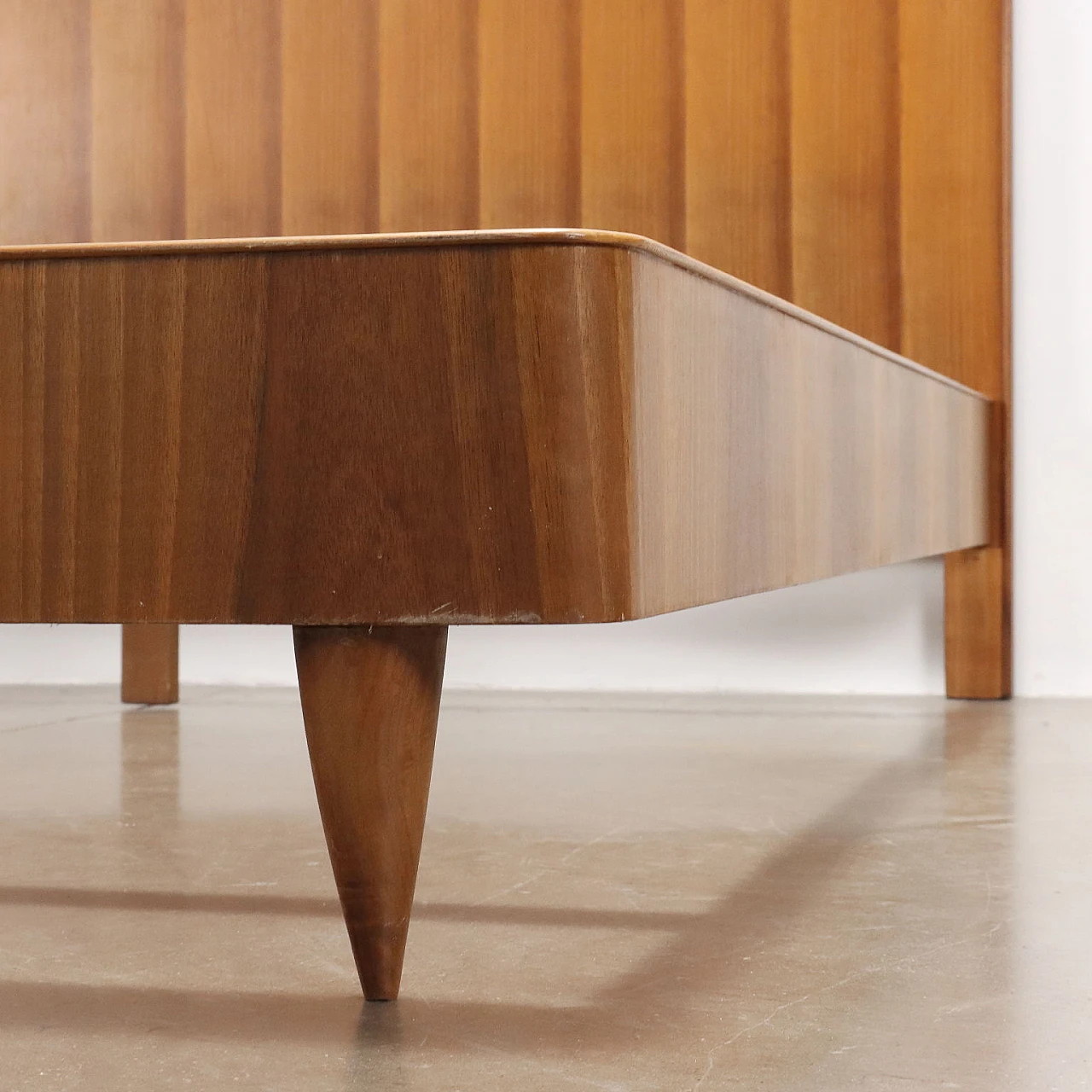 Double Bed Tanganyka Walnut Veneer, 1960s 3