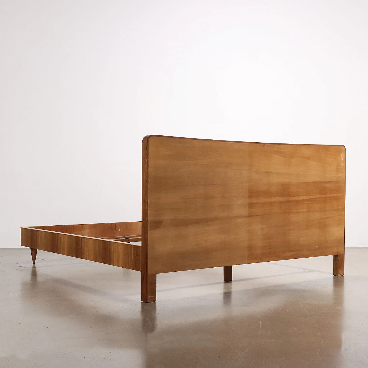 Double Bed Tanganyka Walnut Veneer, 1960s 9