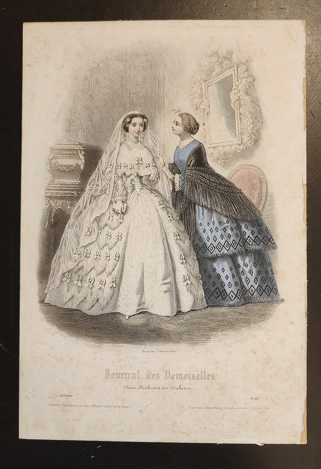 Fashion print, 19th century 1