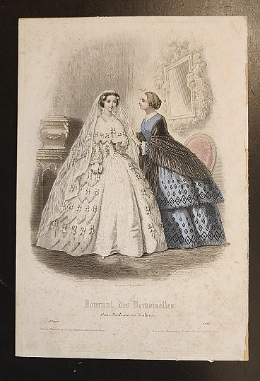 Fashion print, 19th century