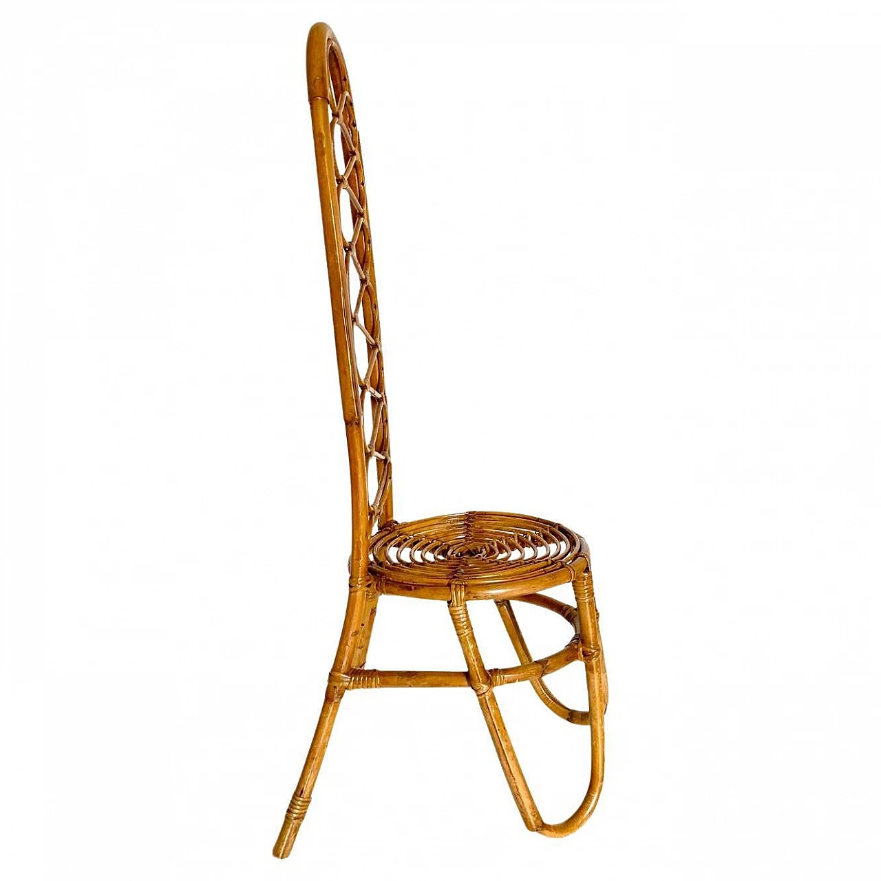 Pair of bamboo chairs from the 1960s, designed by Bonacina 9