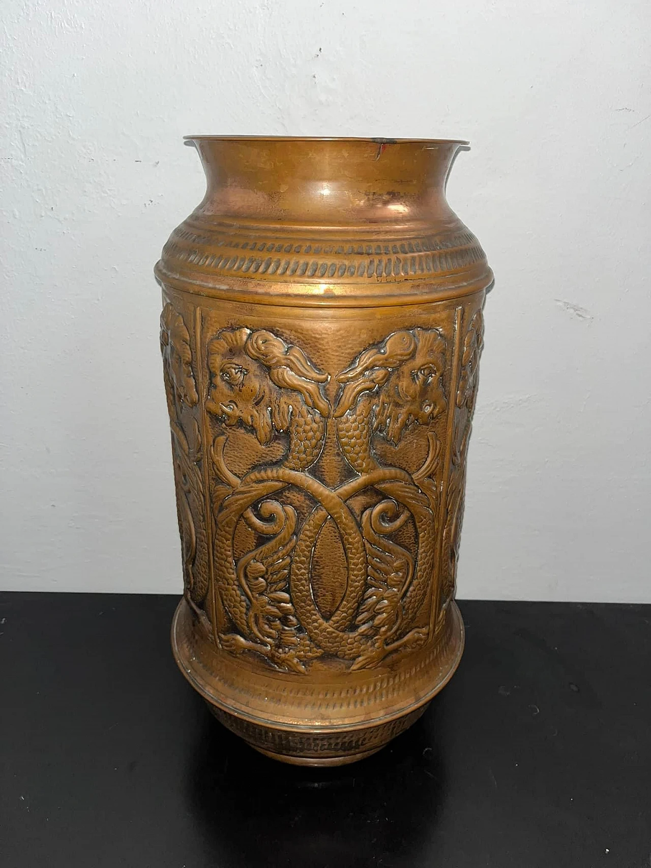 Copper umbrella stand 1