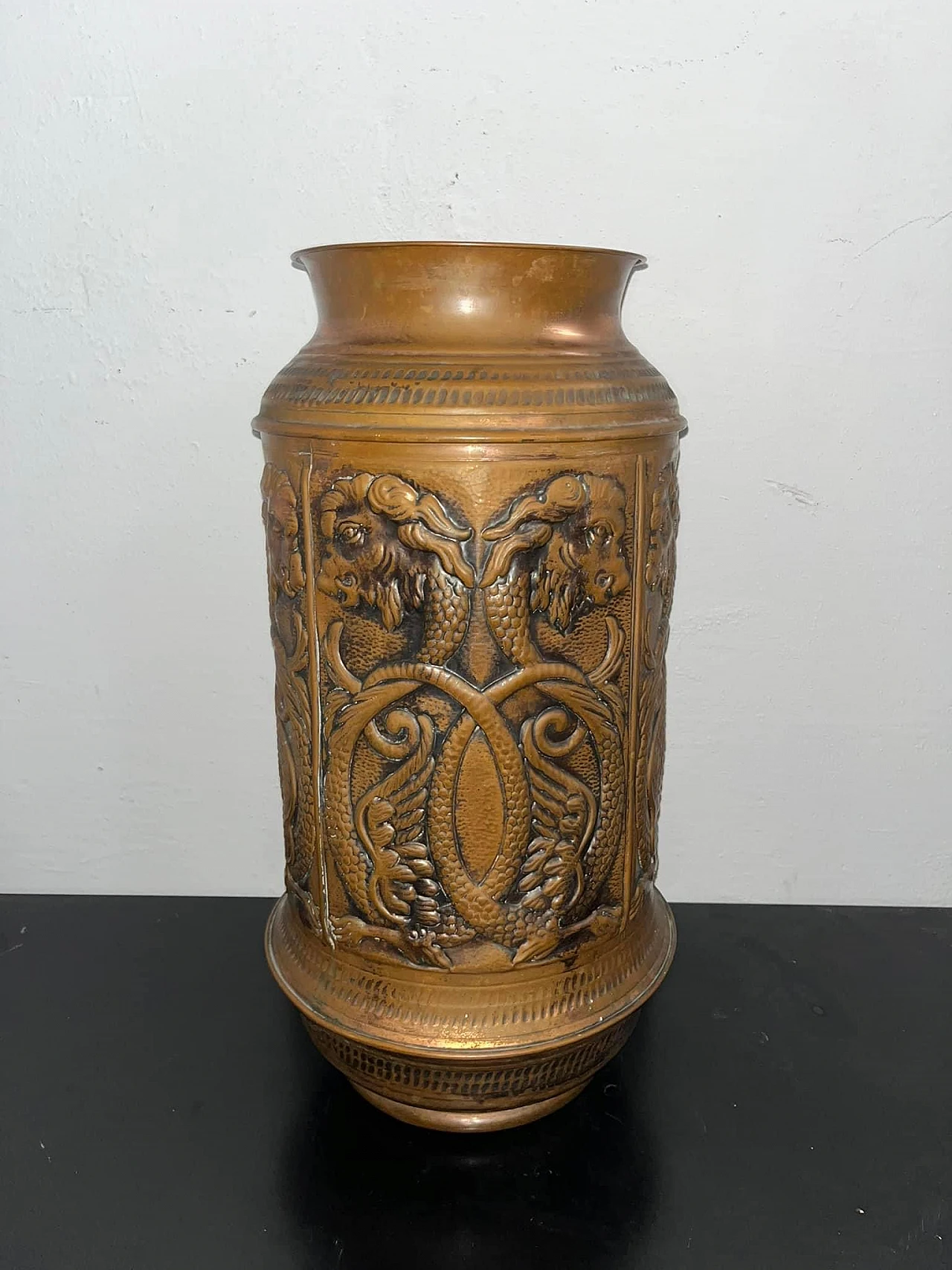 Copper umbrella stand 4