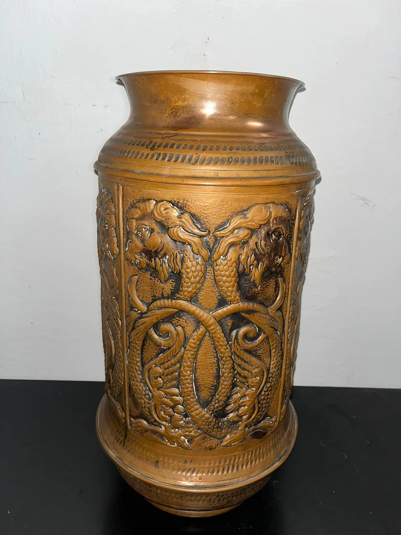 Copper umbrella stand 5