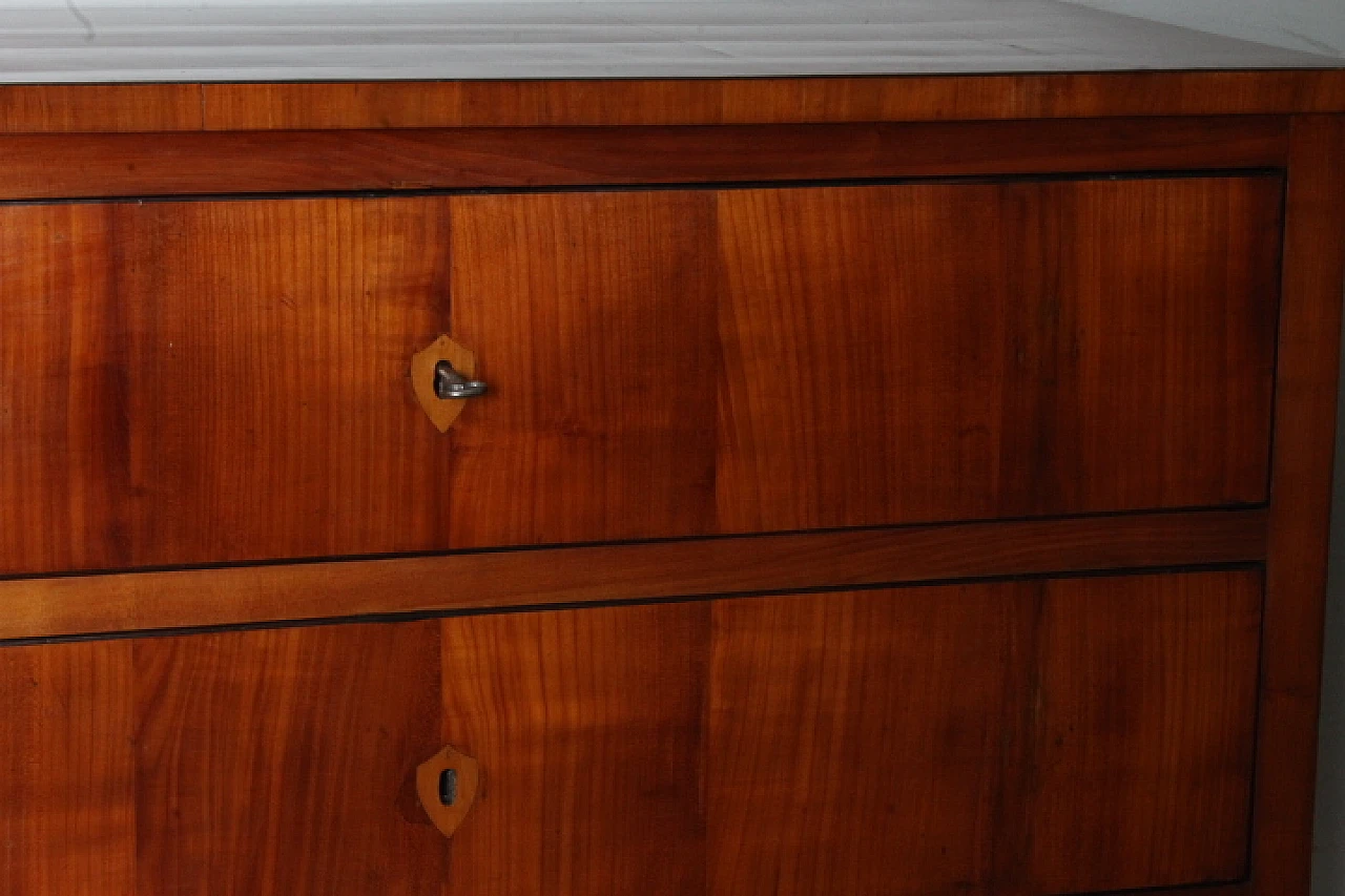 Sienese Chest of drawers Louis XVI in cherry wood, 1770 3