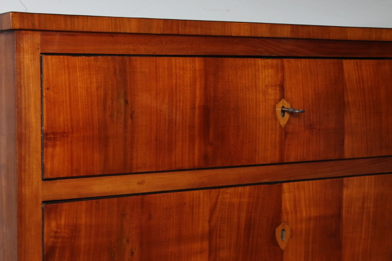 Sienese Chest of drawers Louis XVI in cherry wood, 1770 6