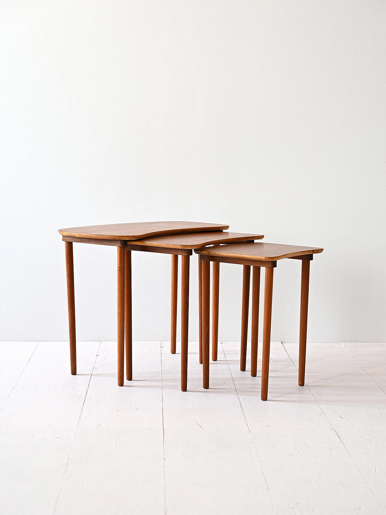 Scandinavian coffee table set, 60s 3