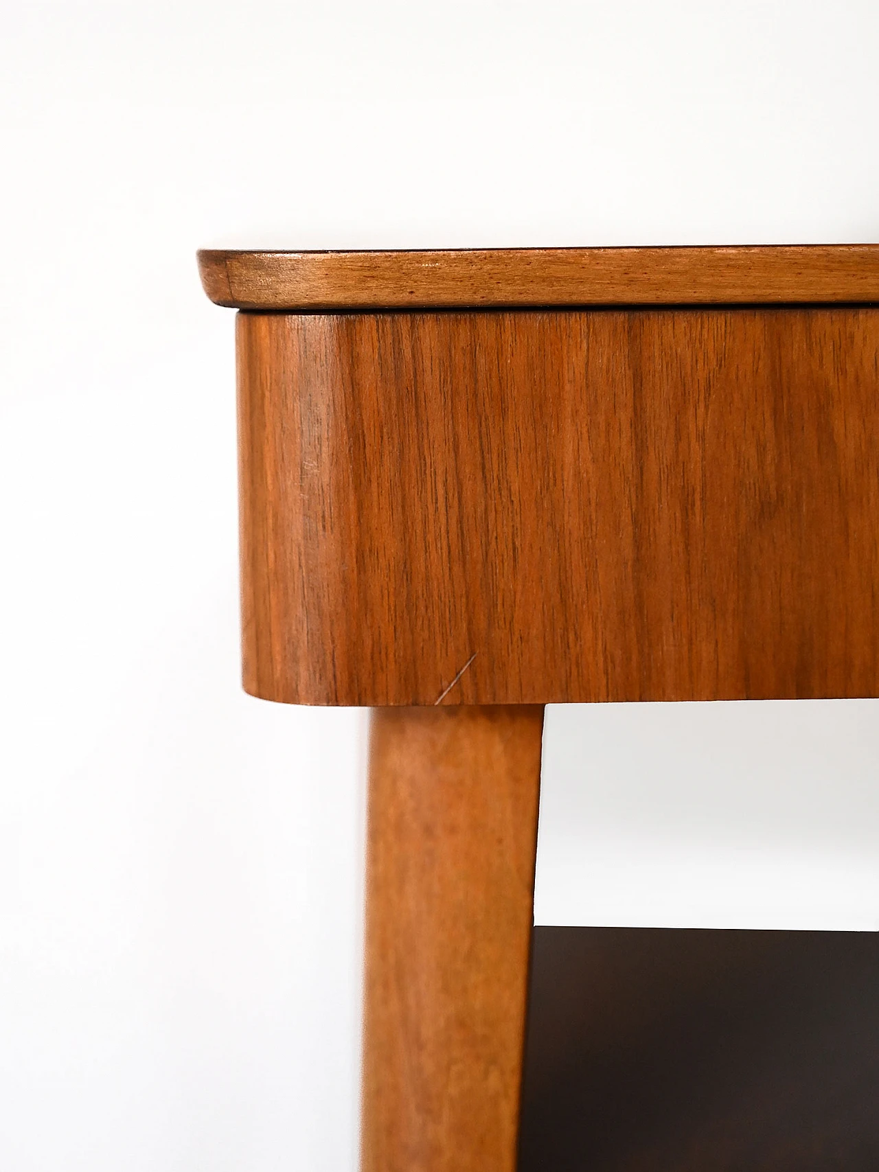 Scandinavian mahogany bedside table 5