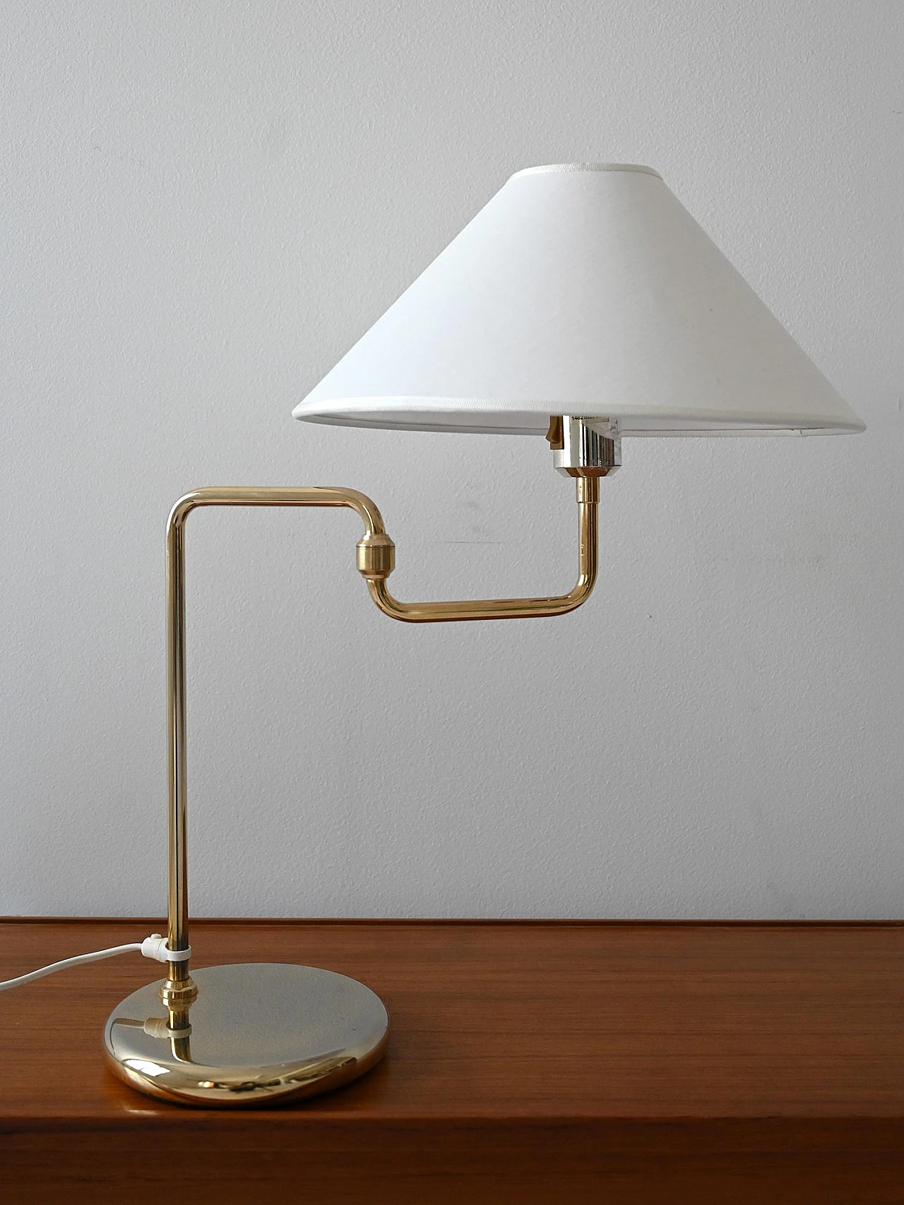 Golden table lamp from the 70s 1