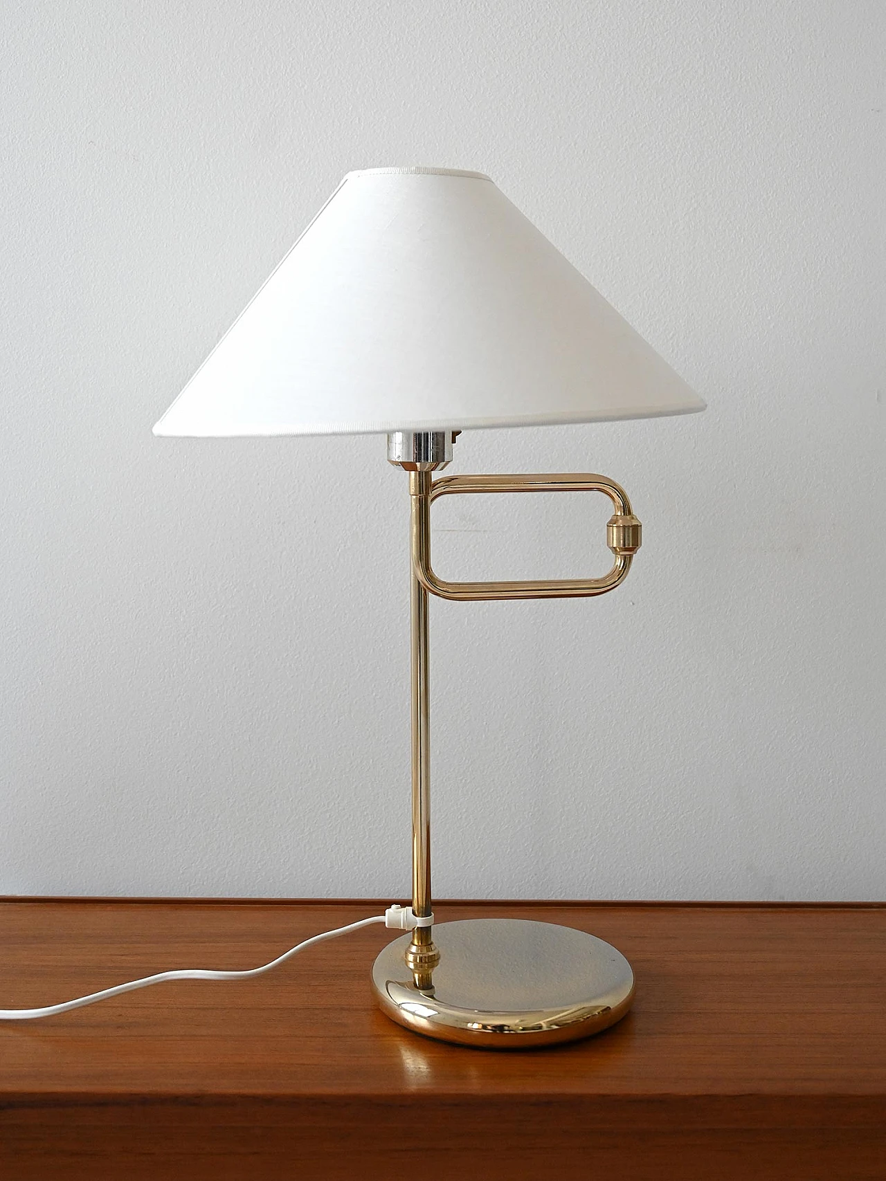 Golden table lamp from the 70s 2