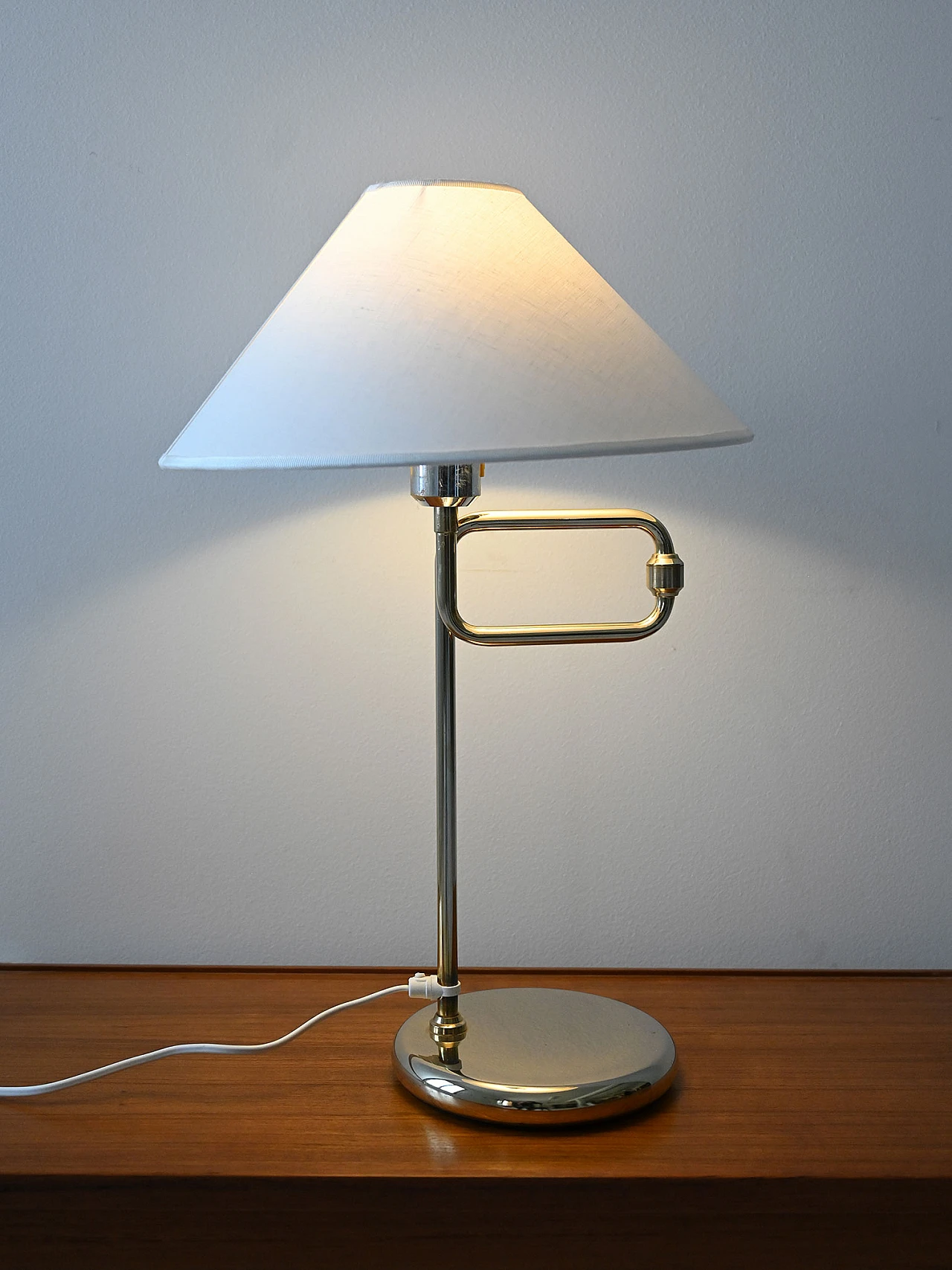 Golden table lamp from the 70s 3