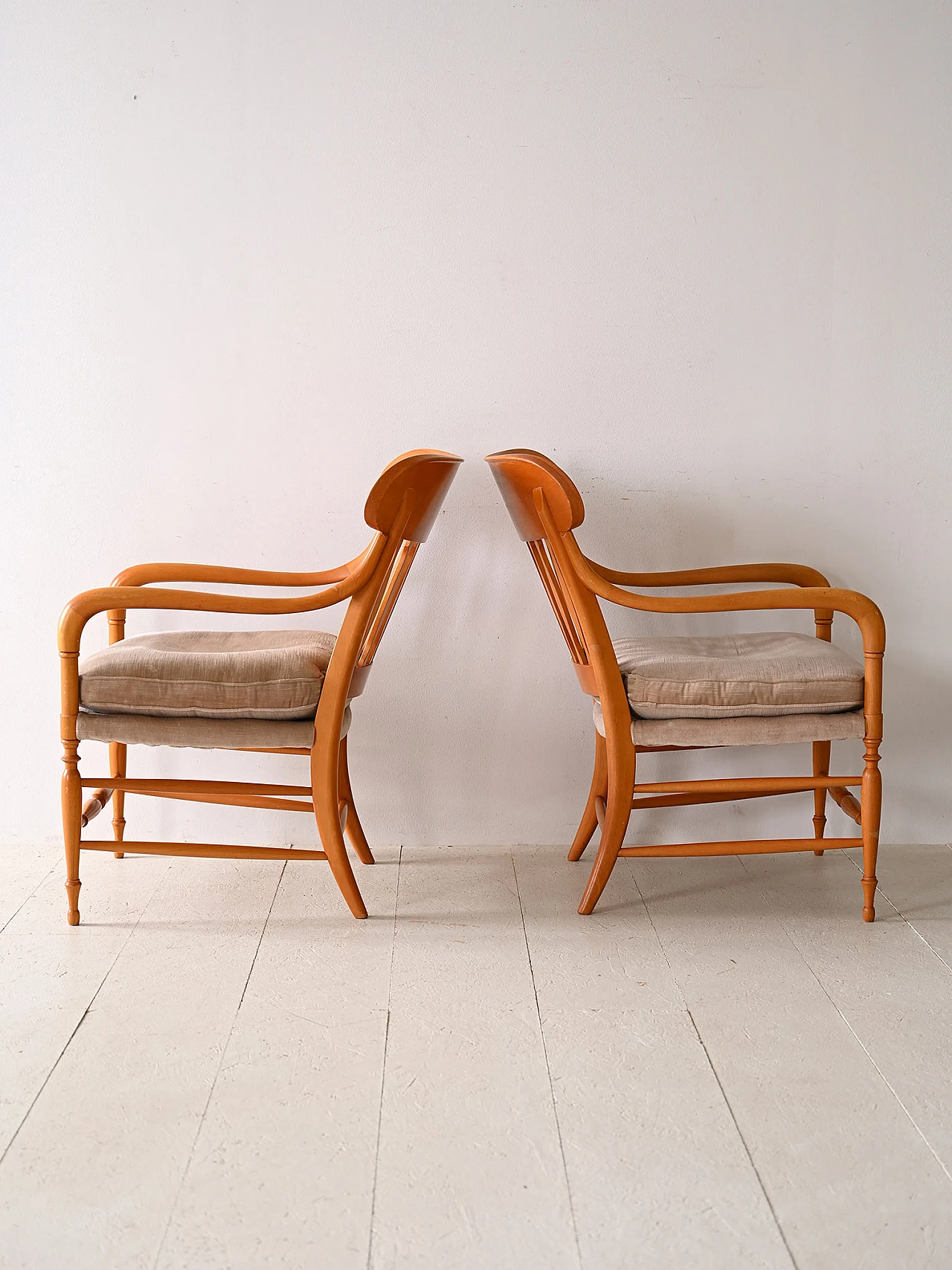 Pair of La Concha chairs by Bjorn, 1960s 1