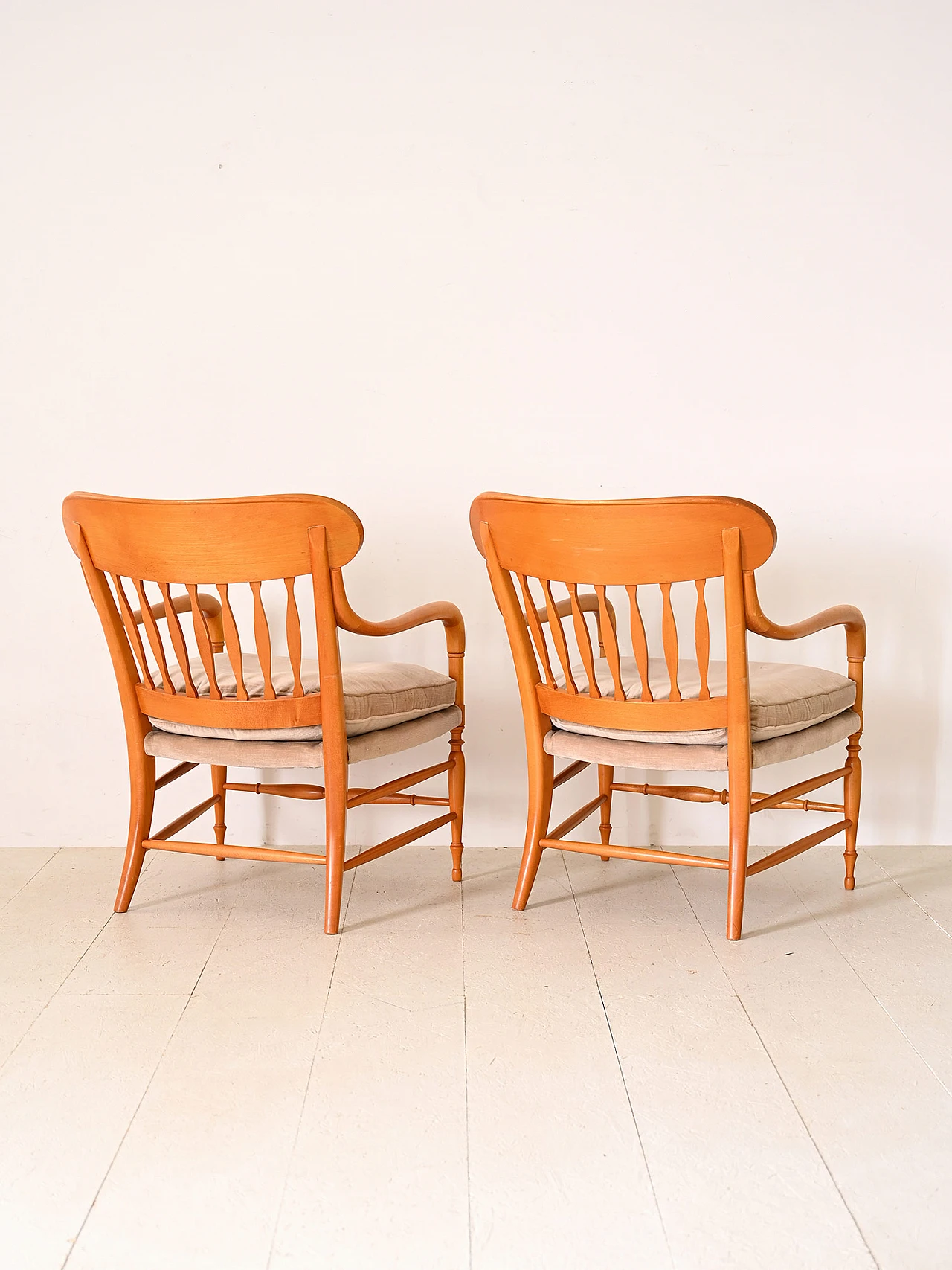 Pair of La Concha chairs by Bjorn, 1960s 3