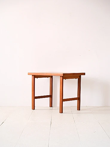 Coffee table scandinavo in teak, anni '50