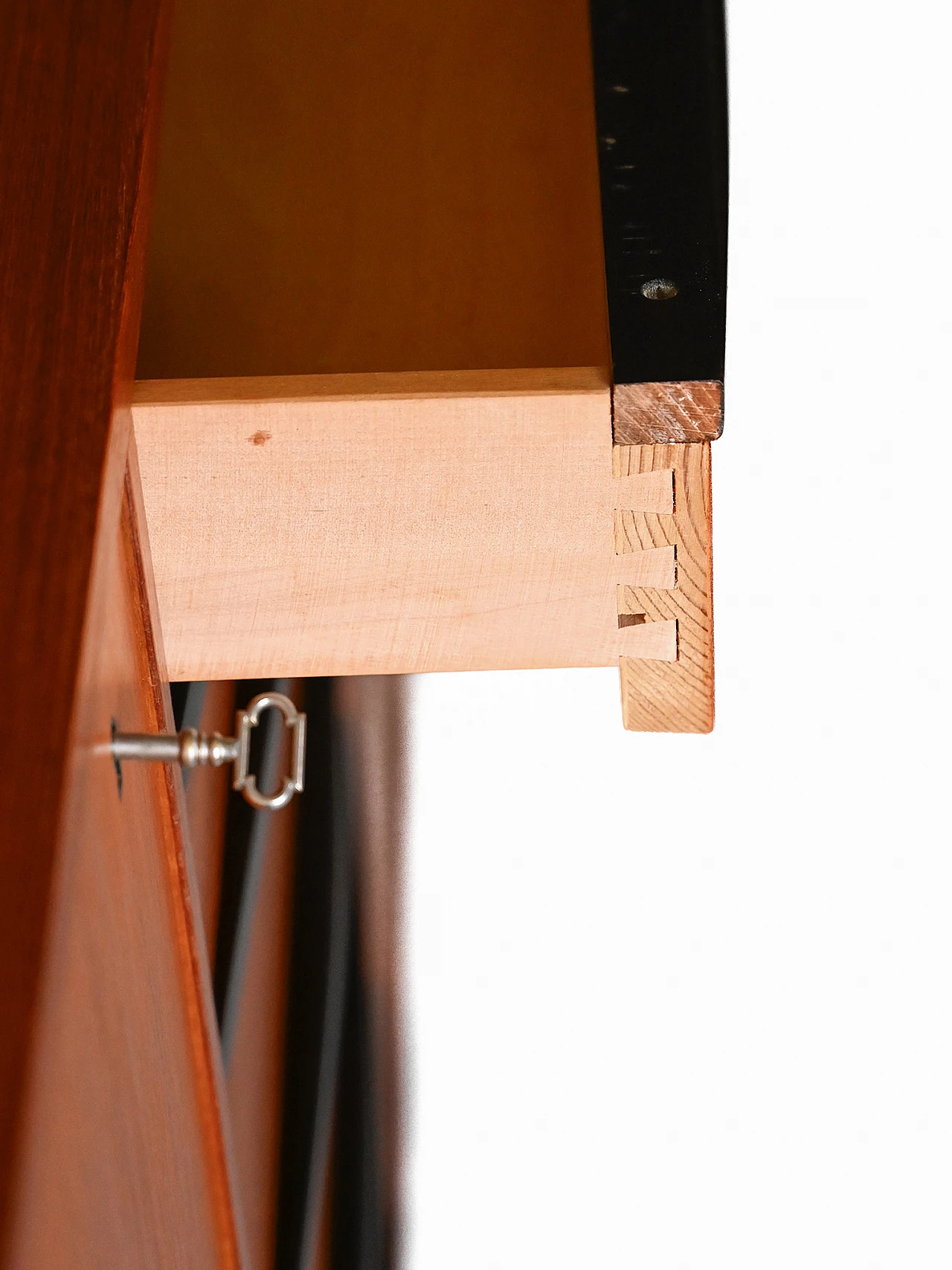 Scandinavian teak highboard, 1950s 9