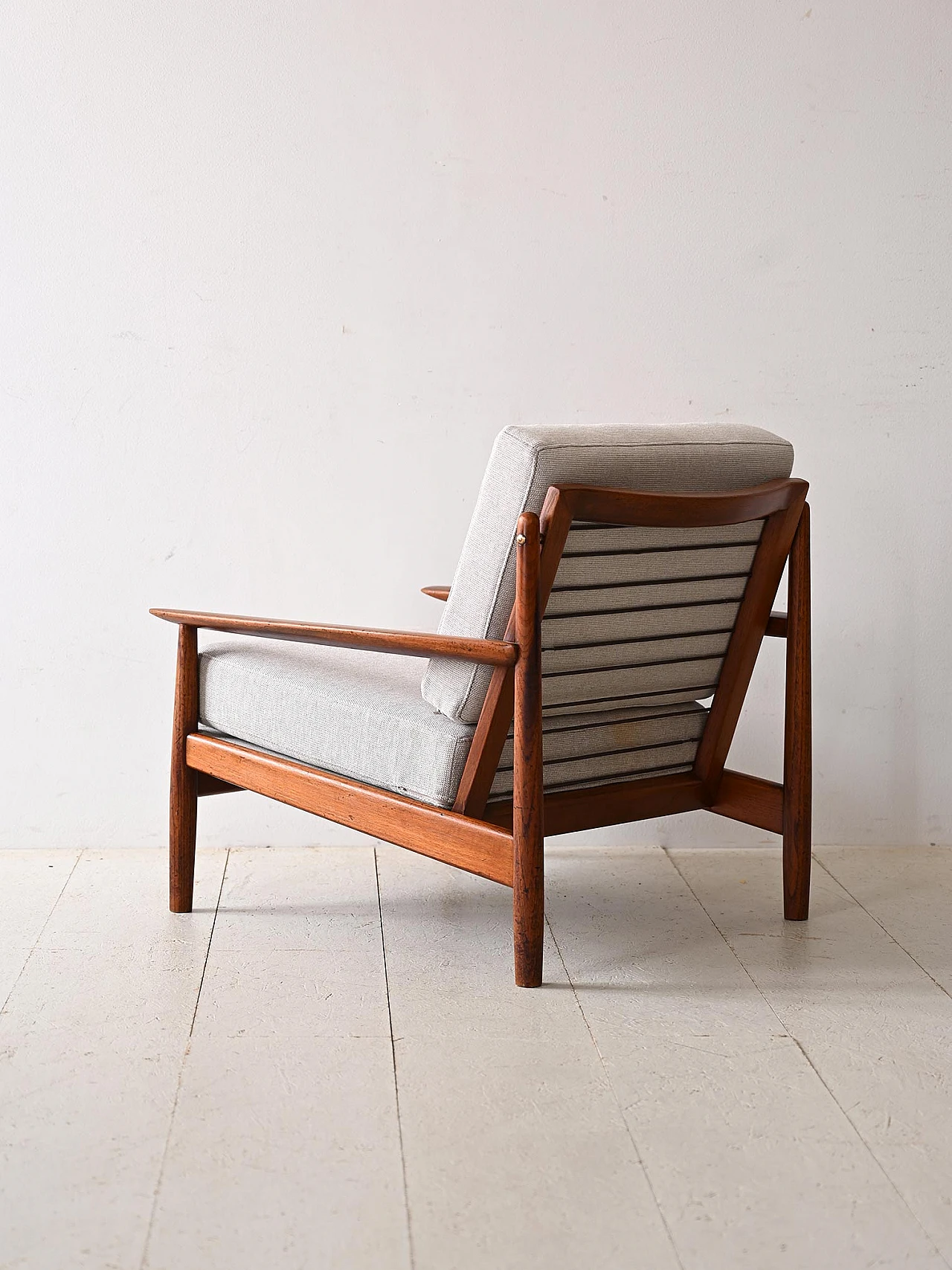 Danish teak armchair from the 1960s - Renewed cushions 3