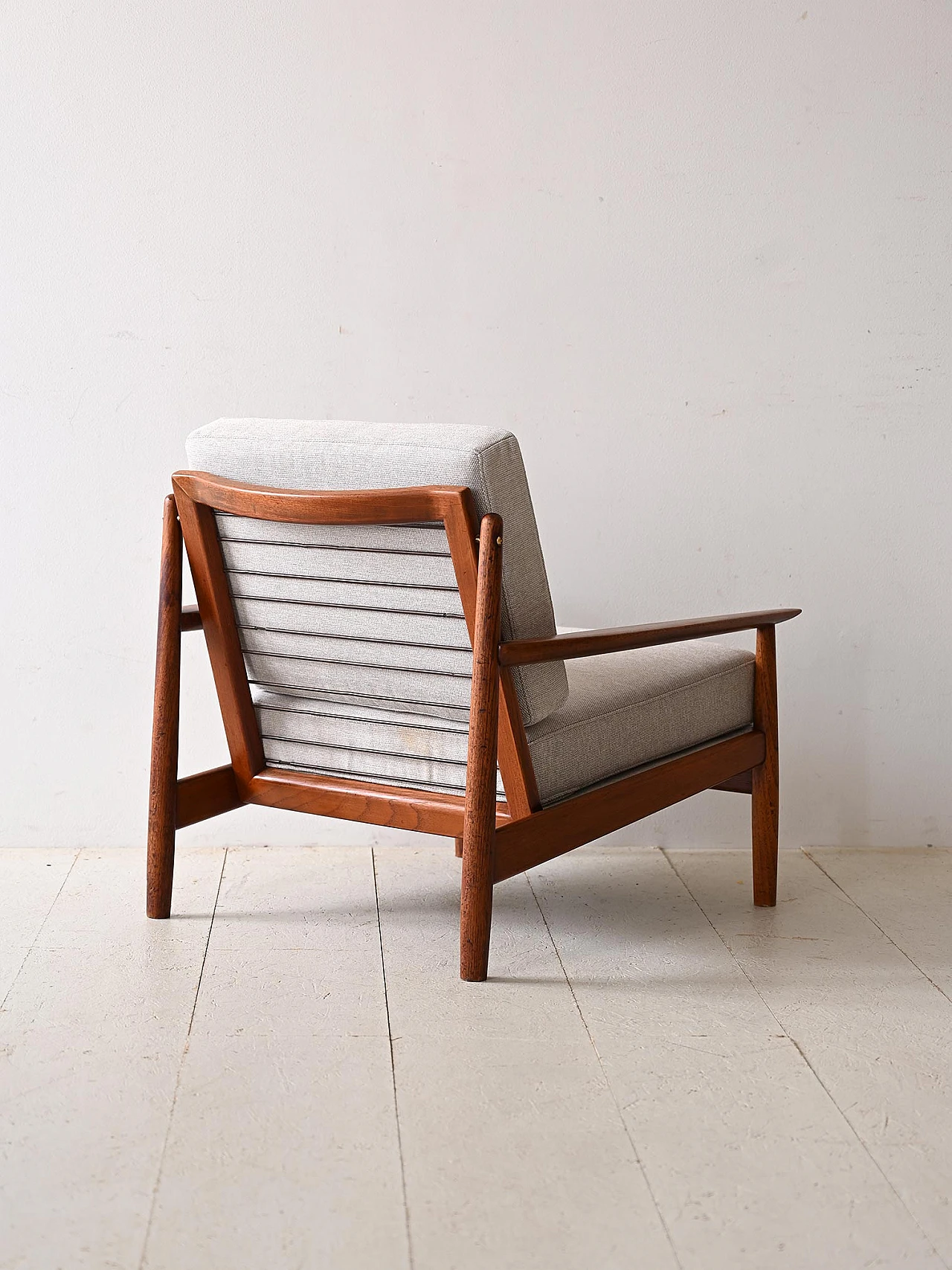 Danish teak armchair from the 1960s - Renewed cushions 4