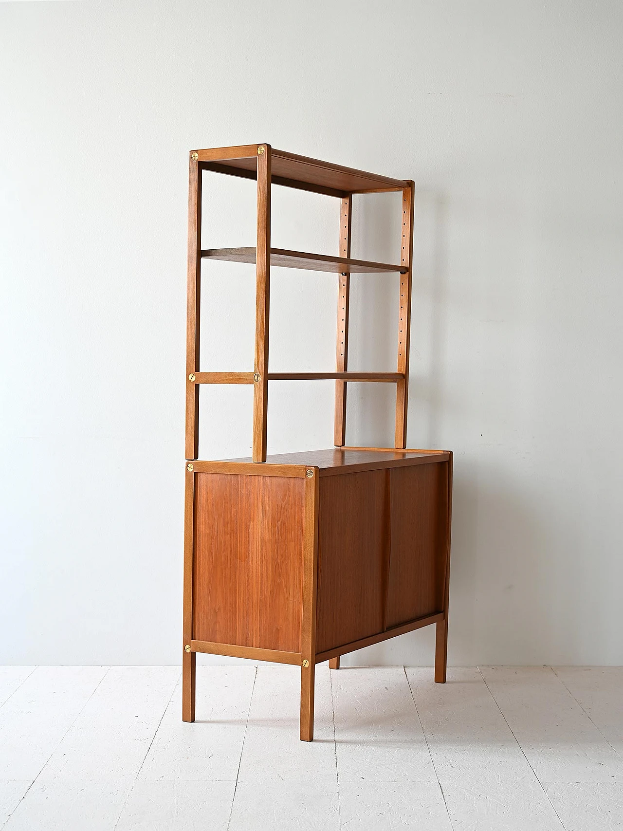 Scandinavian bookcase with storage compartment 5