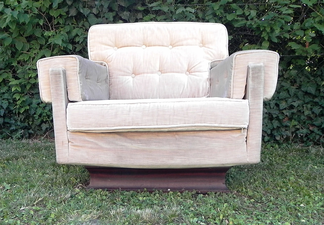 Pair of Claudia armchairs by Pier Luigi Colli, 1960s 2