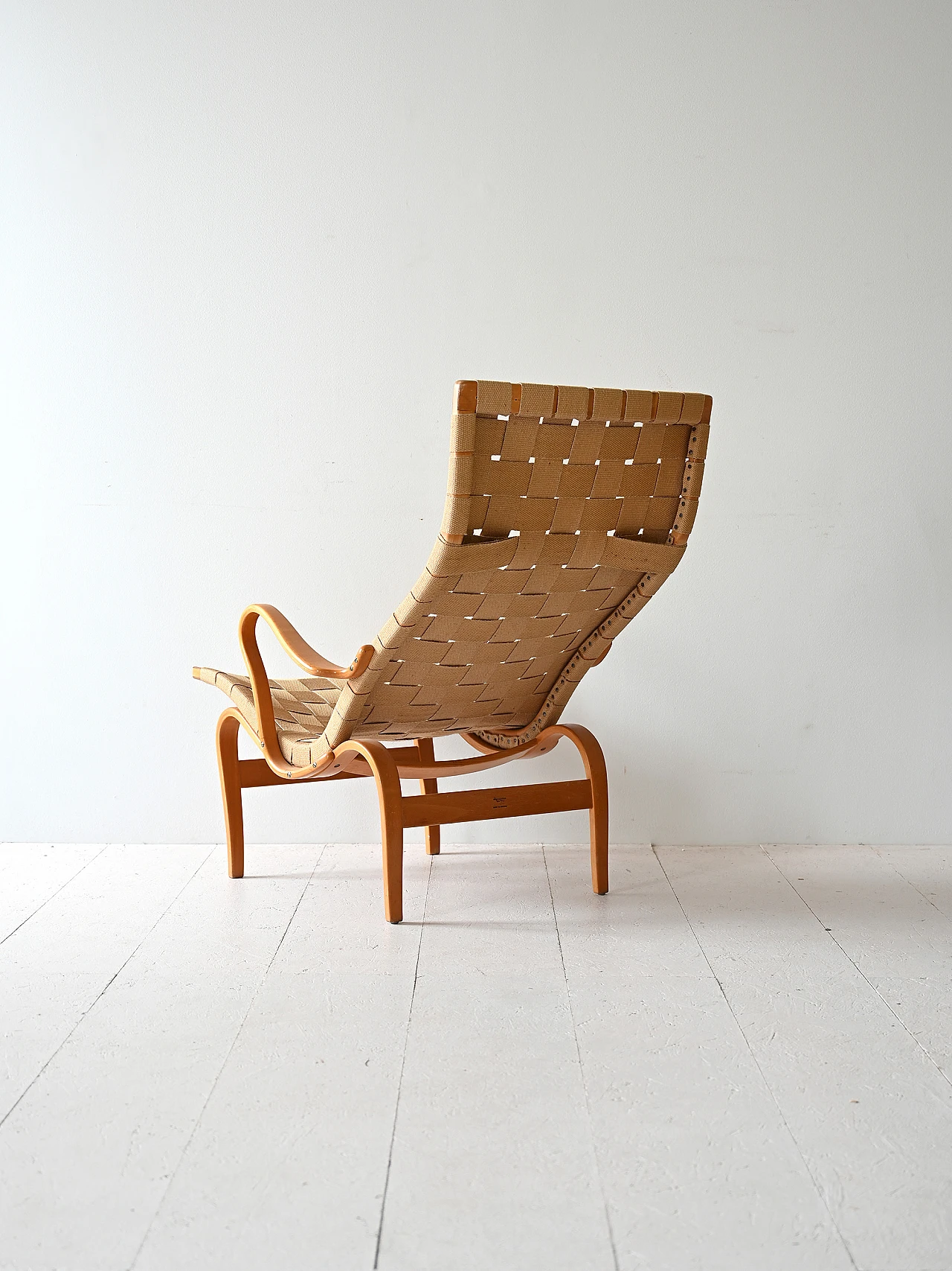 'Pernilla' armchair and footstool designed by Bruno Mathsson 3