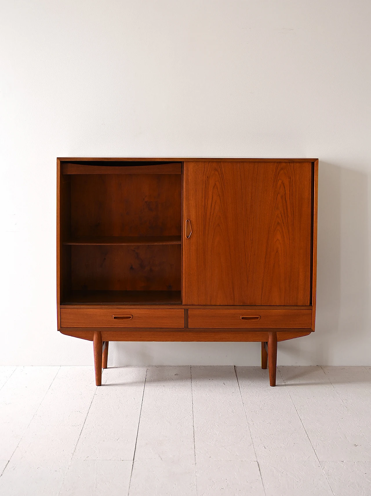 Highboard scandinavo in teak 2