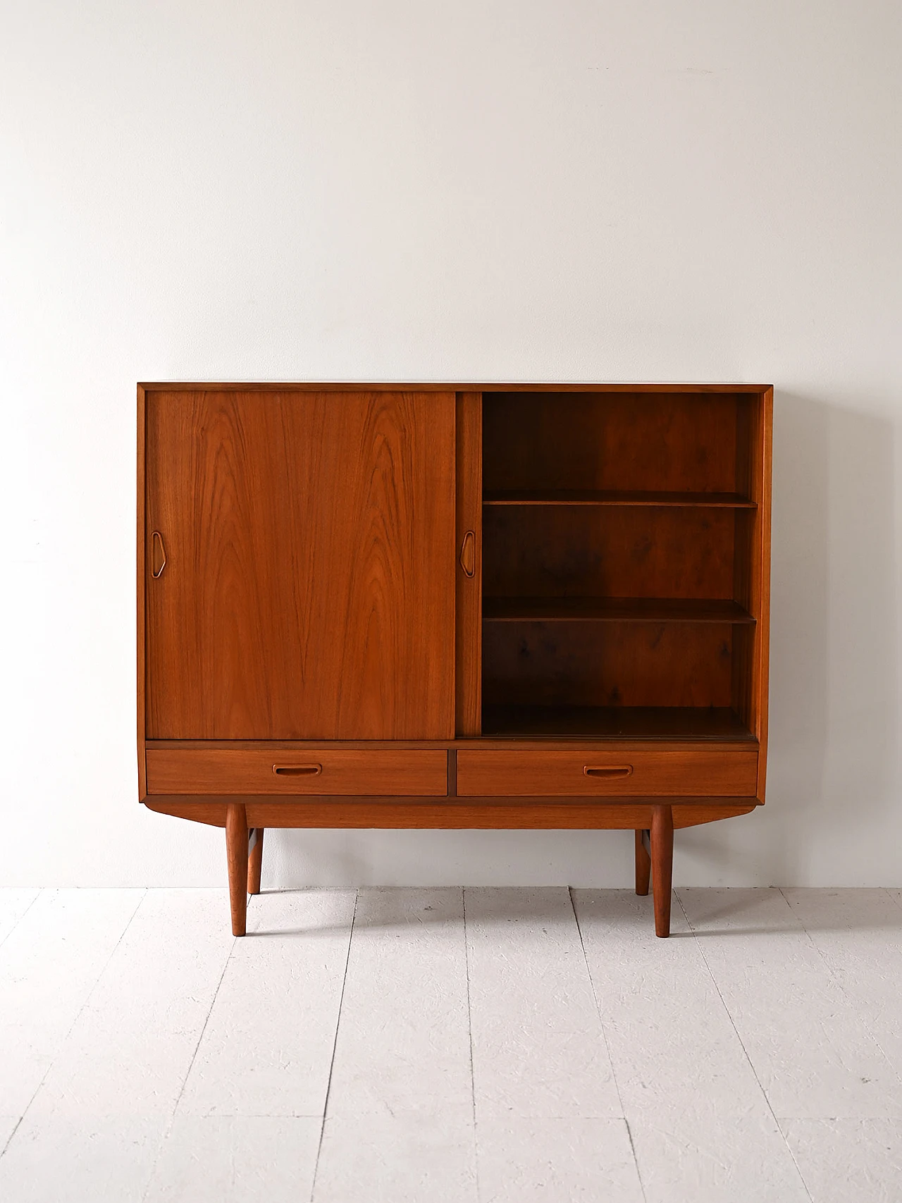 Highboard scandinavo in teak 3