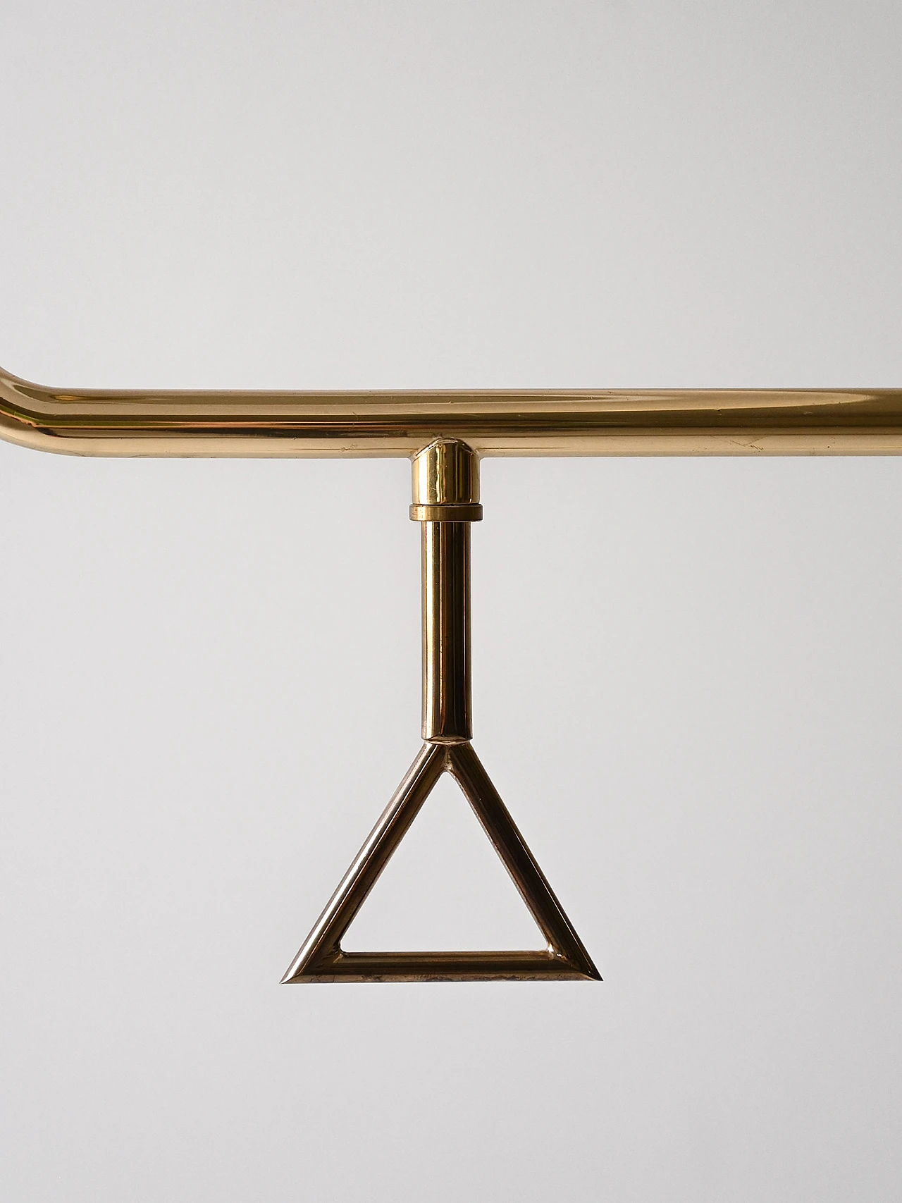 Brass floor lamp with adjustable arm, 1960s 5