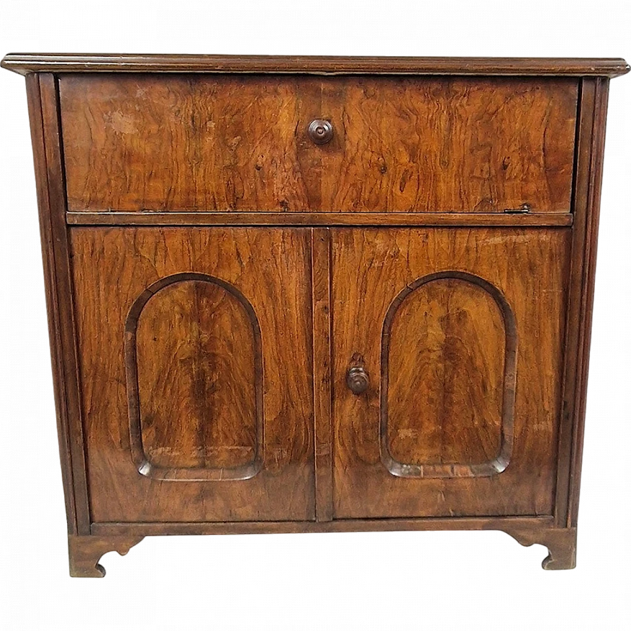 Two-door walnut sideboard, 19th century 11