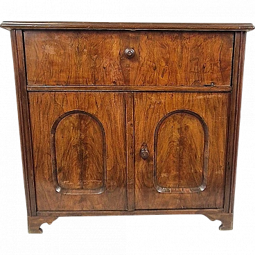 Two-door walnut sideboard, 19th century