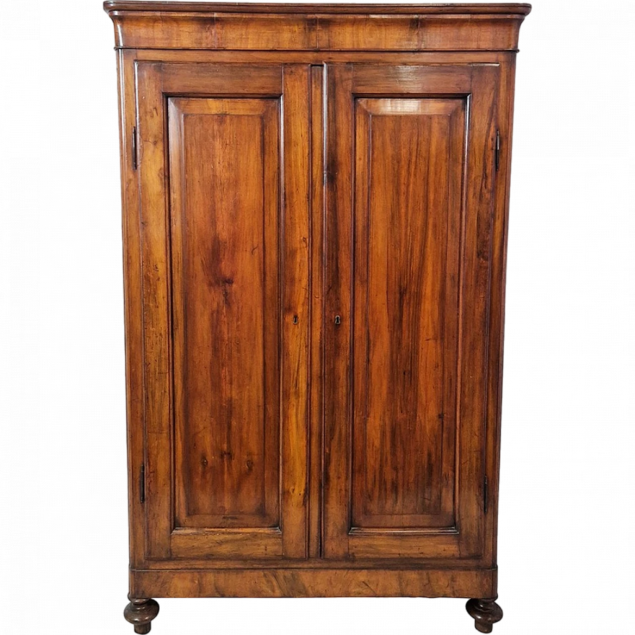 Louis Philippe wardrobe in walnut, 19th century 11