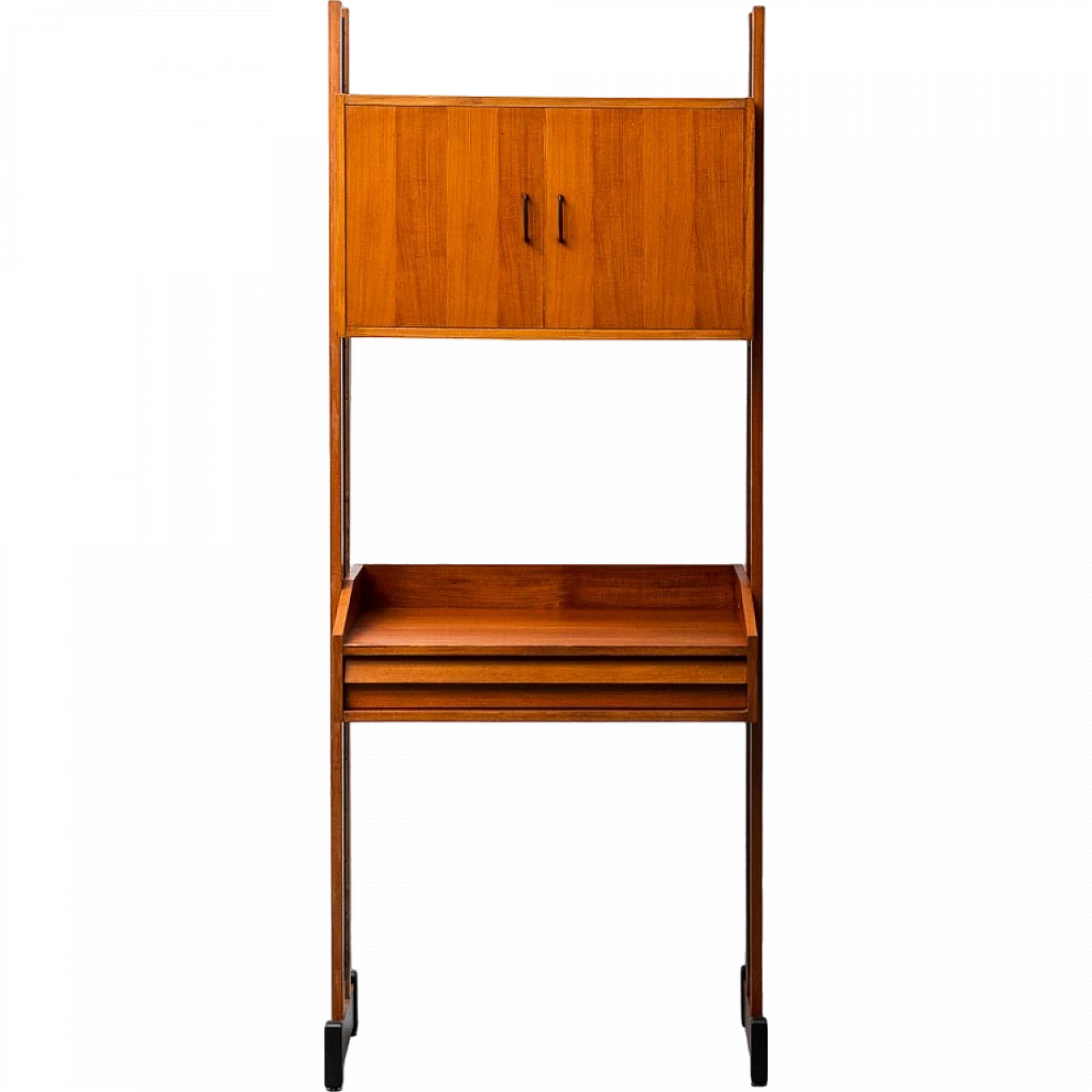 Teak bookcase cabinet, 1960s 14