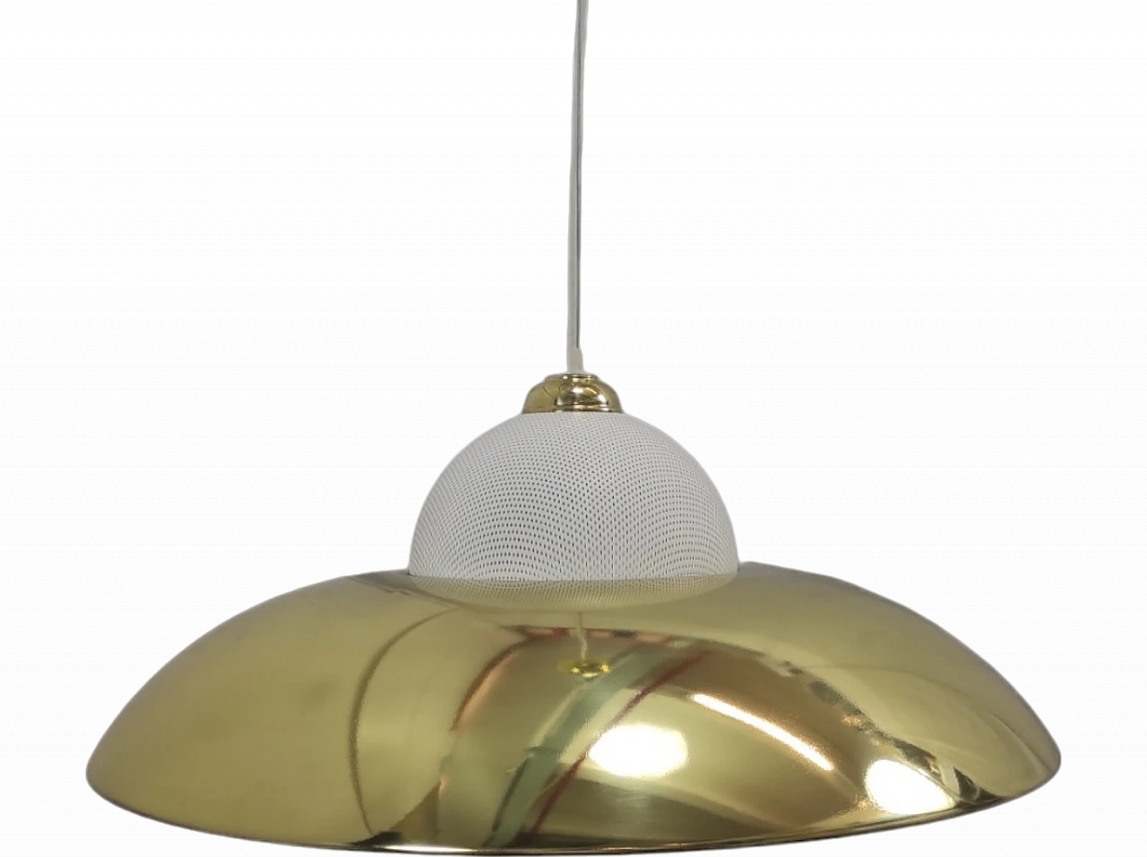 1970s brass pendant lamp 7