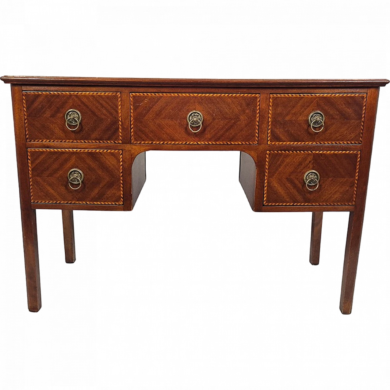 Louis XI style Wooden desk with inlay, '800 11