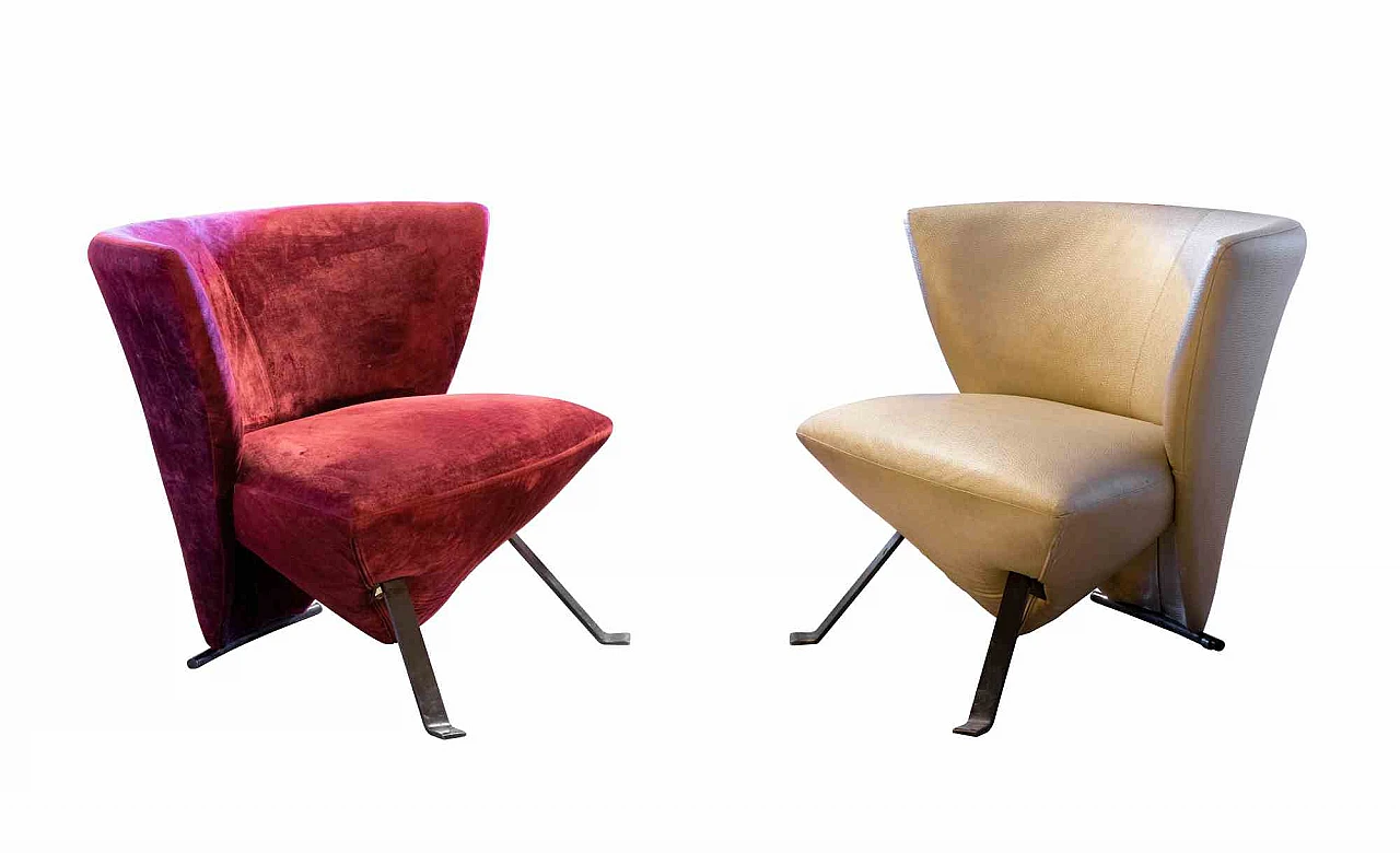 Sergio Saporiti, Jada Armchairs by Sergio Saporiti - Italy 1960s 1960s-1970s 1