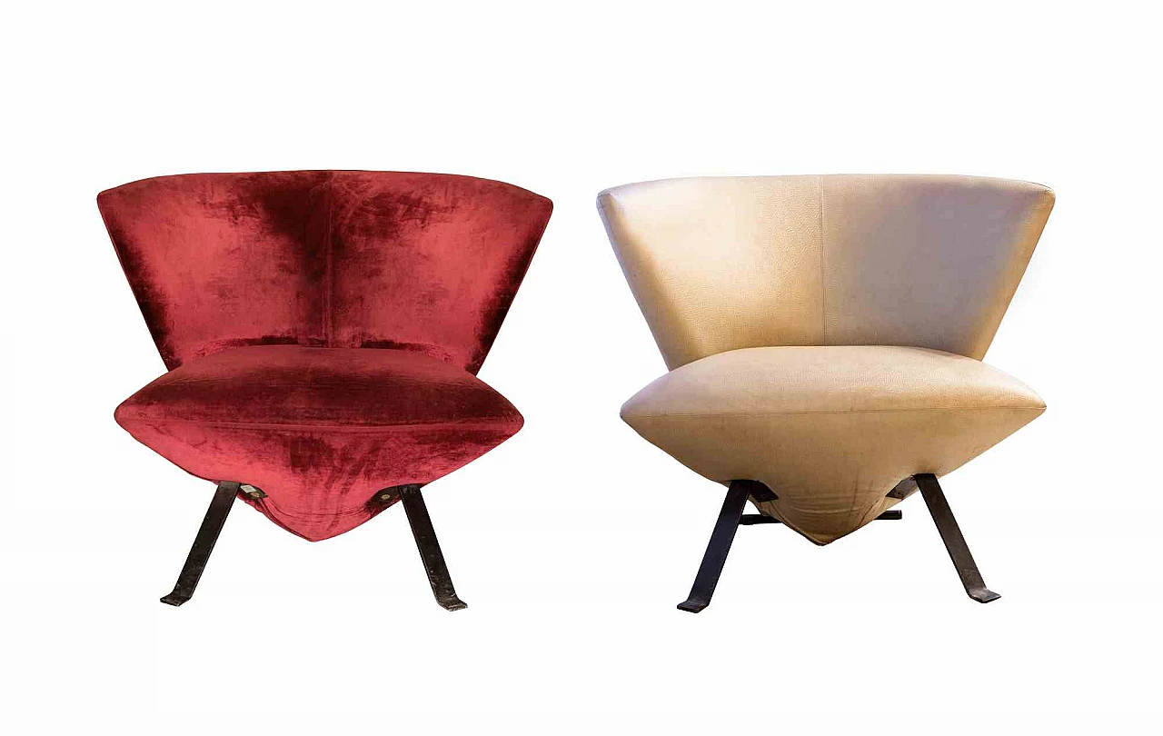 Sergio Saporiti, Jada Armchairs by Sergio Saporiti - Italy 1960s 1960s-1970s 3