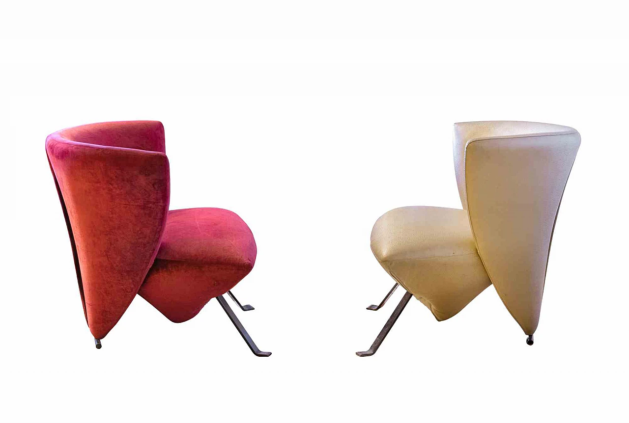 Sergio Saporiti, Jada Armchairs by Sergio Saporiti - Italy 1960s 1960s-1970s 4