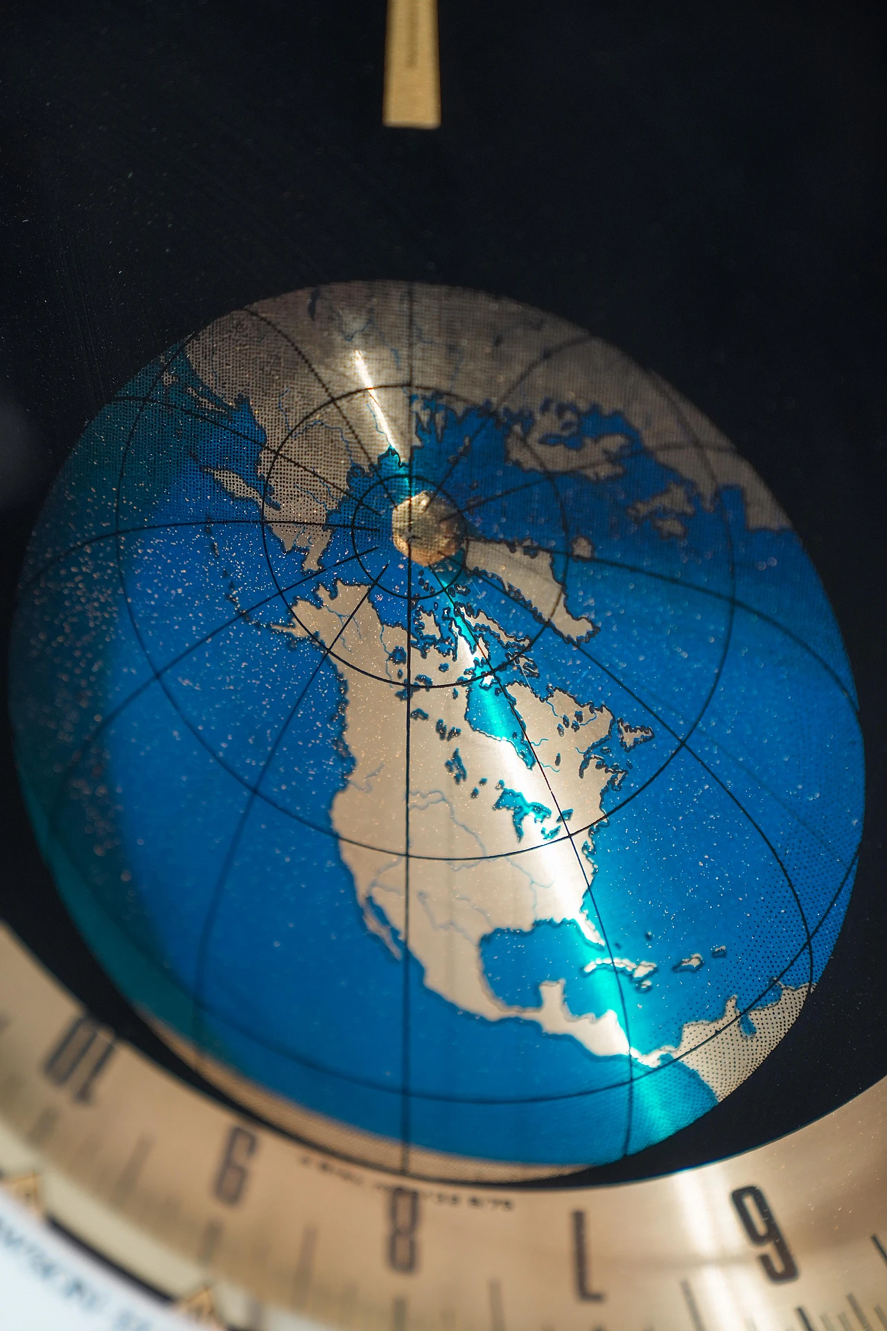 Time Comparison world clock with International time, 1980s 6