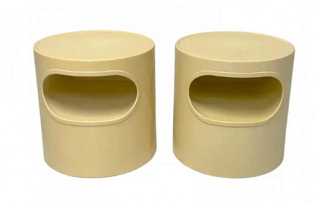 Pair of Giano Vano bedside tables by Schweinberger for Artemide, 1970s 1