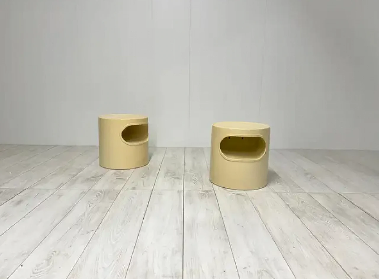 Pair of Giano Vano bedside tables by Schweinberger for Artemide, 1970s 4