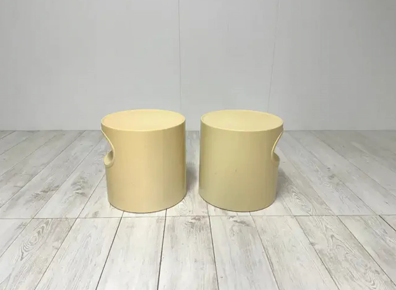 Pair of Giano Vano bedside tables by Schweinberger for Artemide, 1970s 6