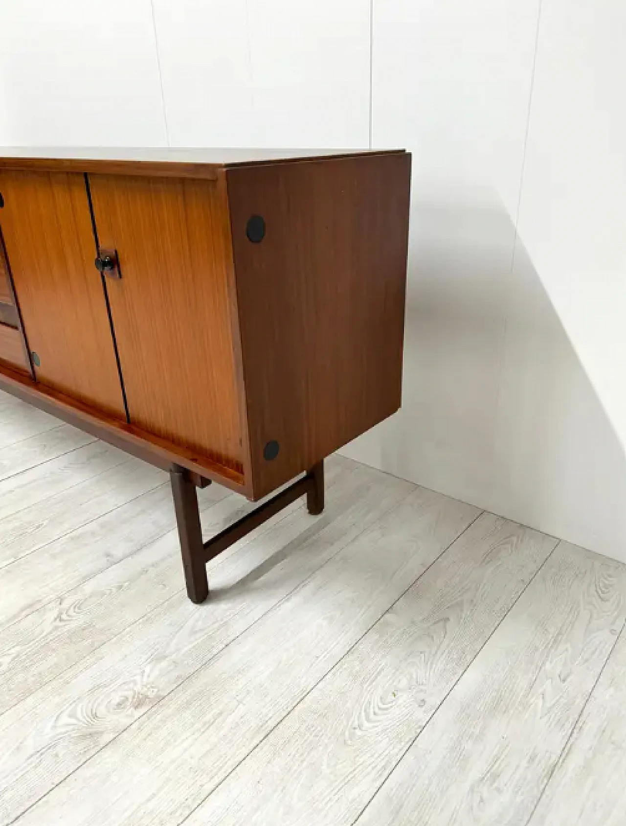 Credenza in legno di teak di Barovero, anni '60 14